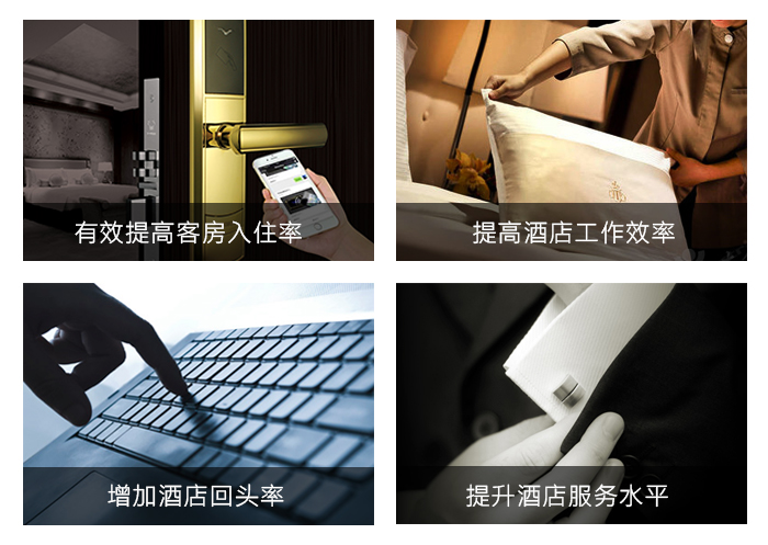 帶給酒店的好處——有效提高客房入住率，提高酒店工作效率，增加酒店回頭率，提升酒店服務(wù)水平